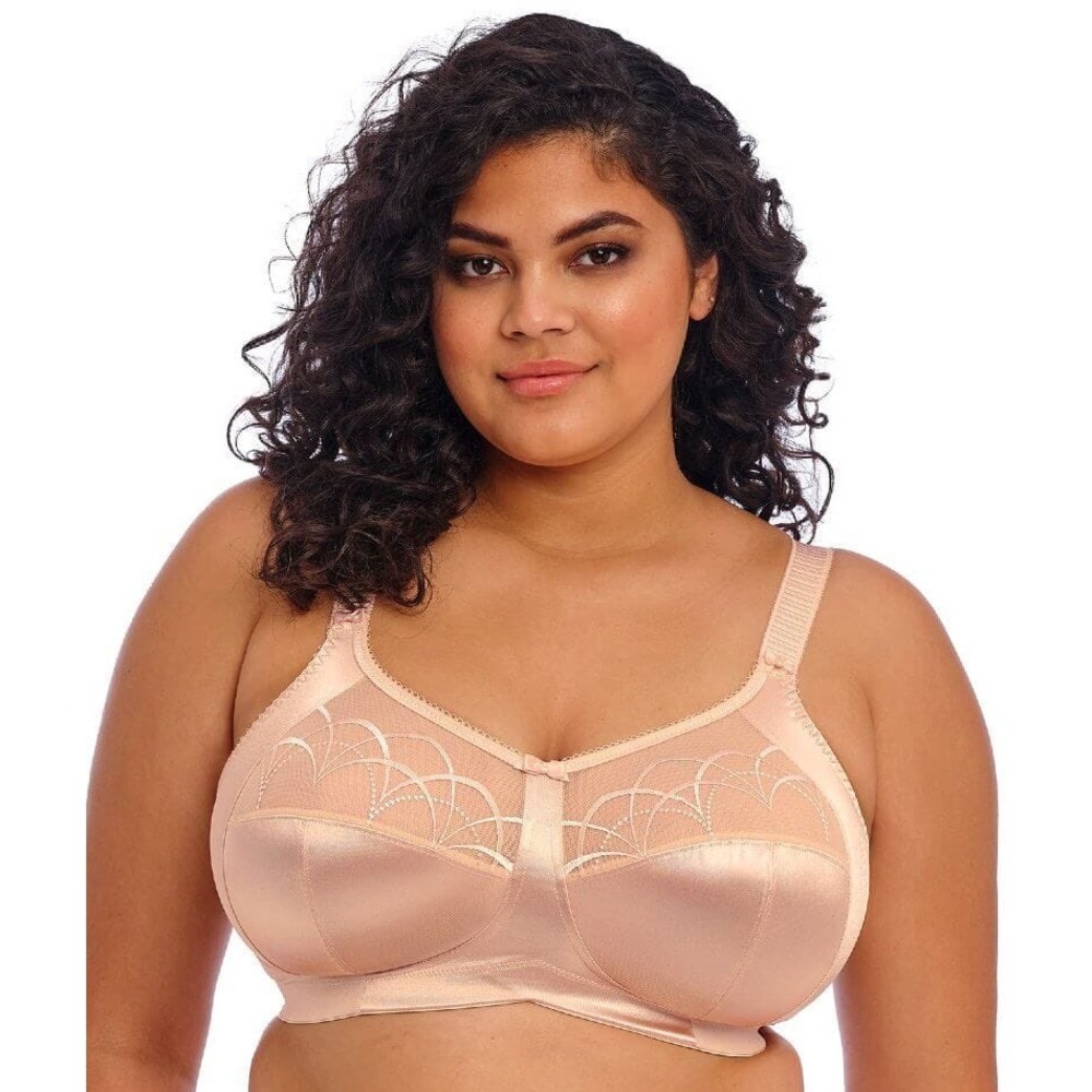 Elomi Cate Full Coverage Underwire Bra Women 42I Embroidery Supportive Chic
